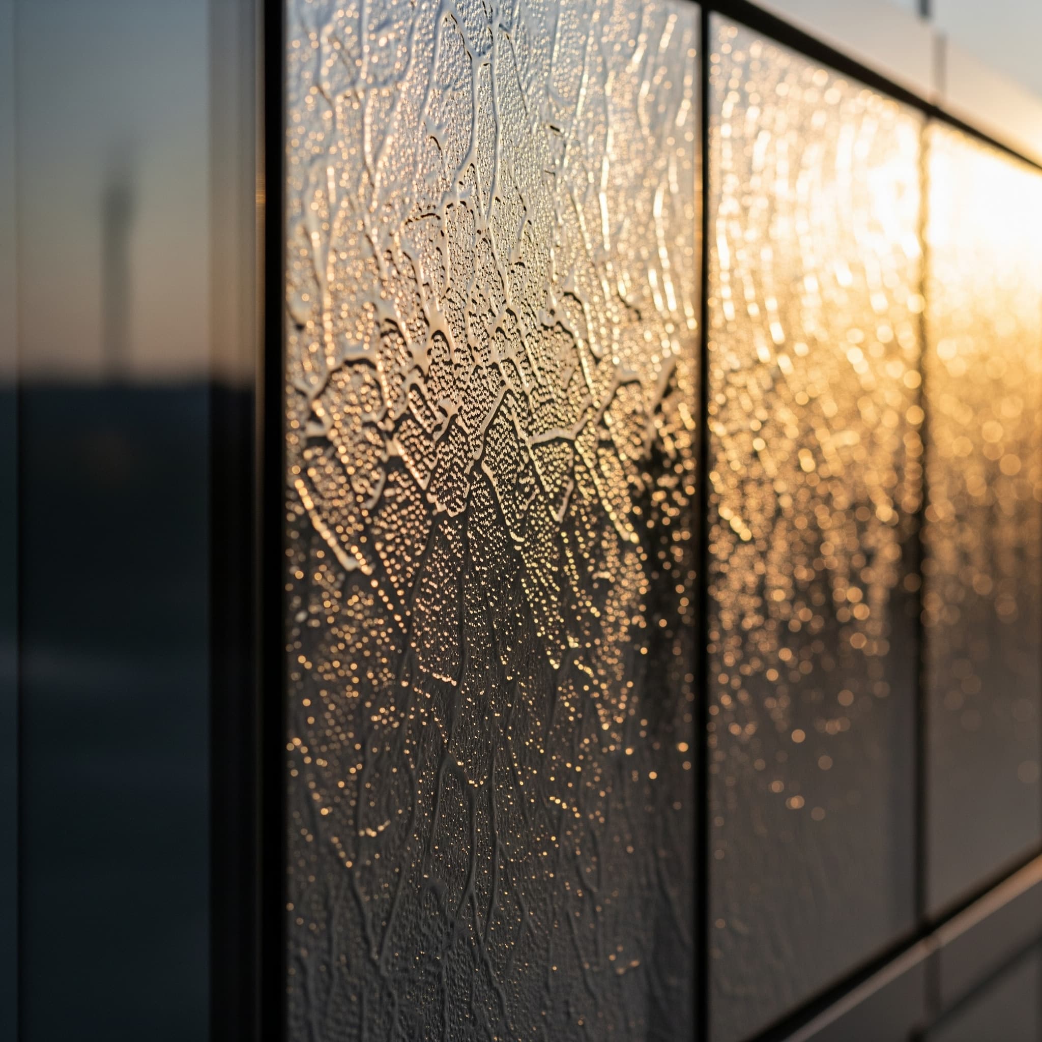 Architectural detail highlighting material quality